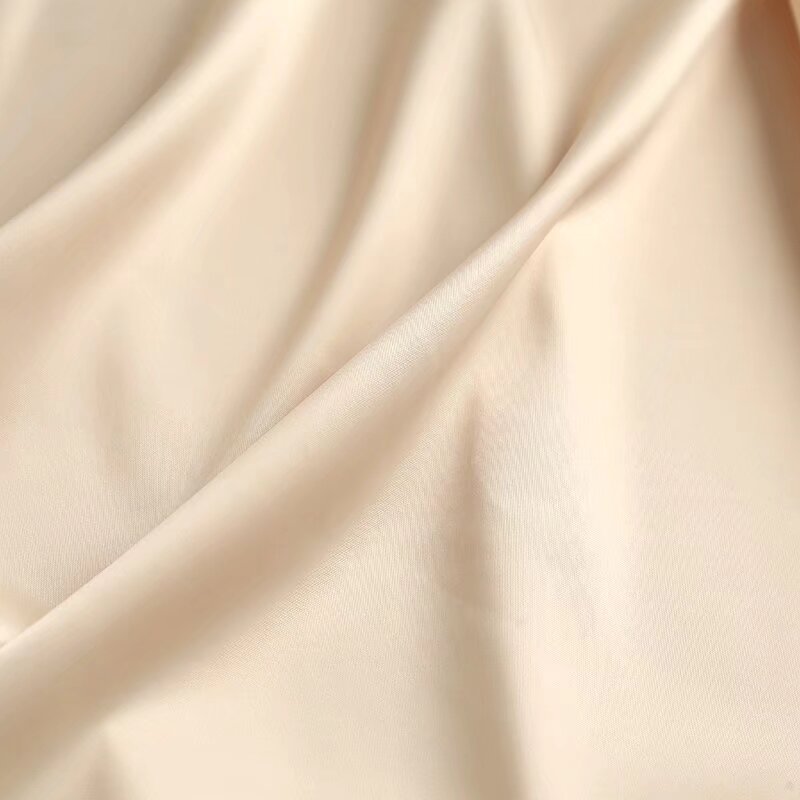 Women's new satin textured draped Midi skirt