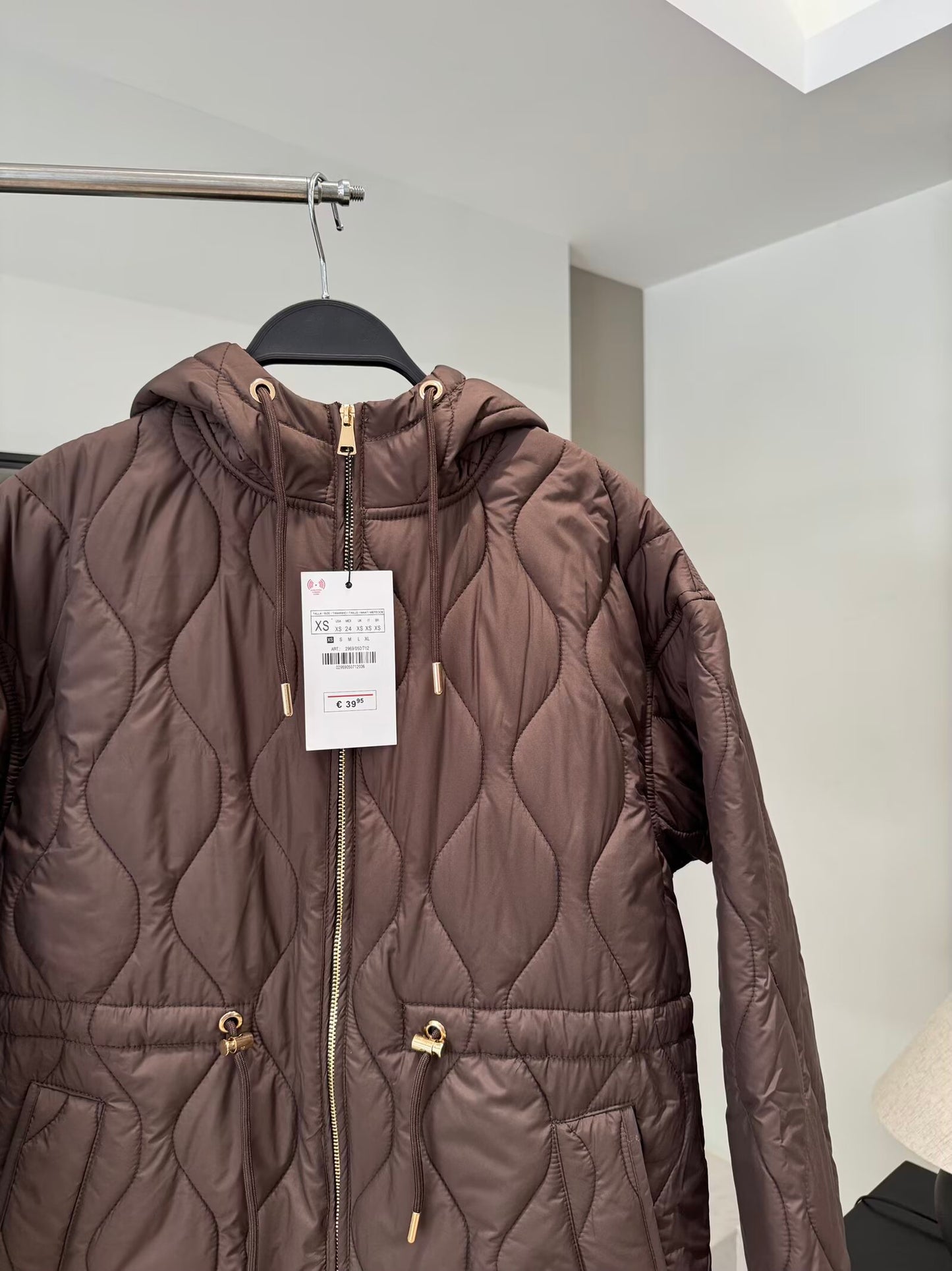 Women's 2025 new fashion loose warm hooded cotton jacket Coat