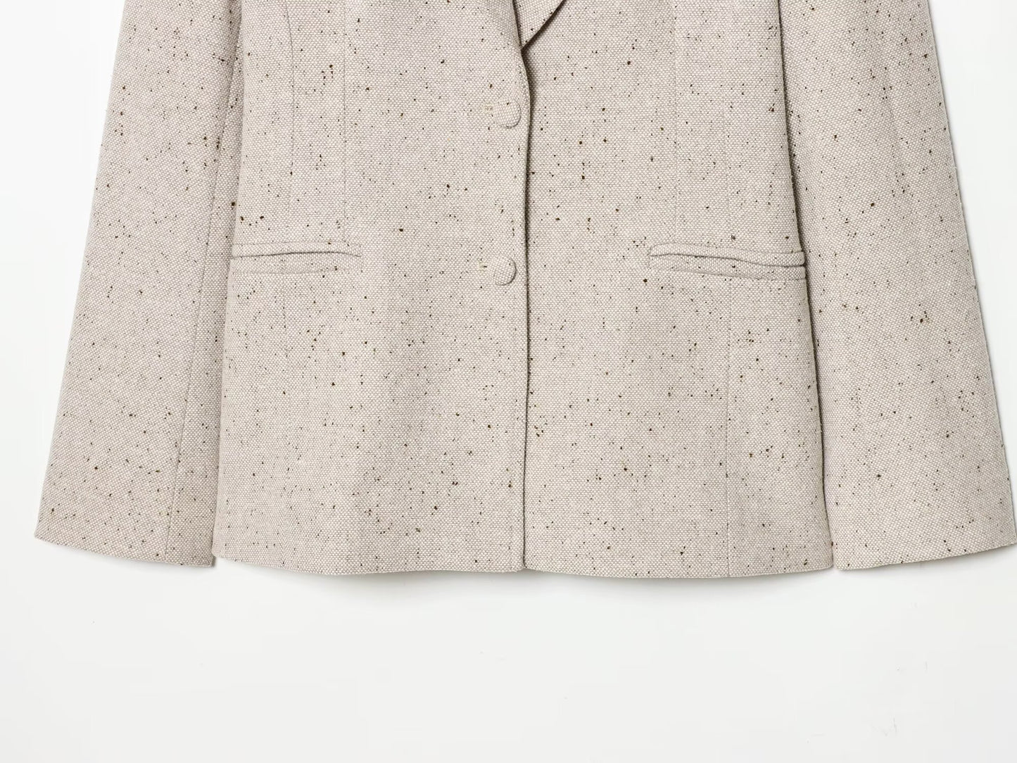 Women's new slim lapel printed Blazer Coat