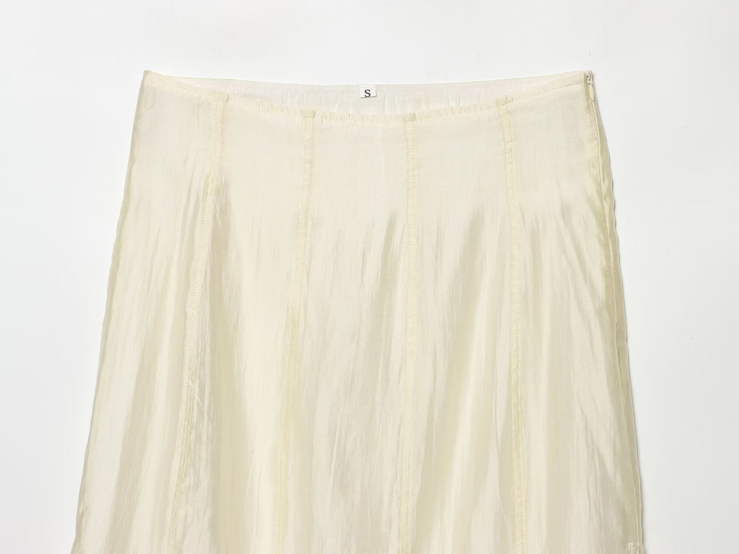 2026 Women's casual patchwork MIDI skirt