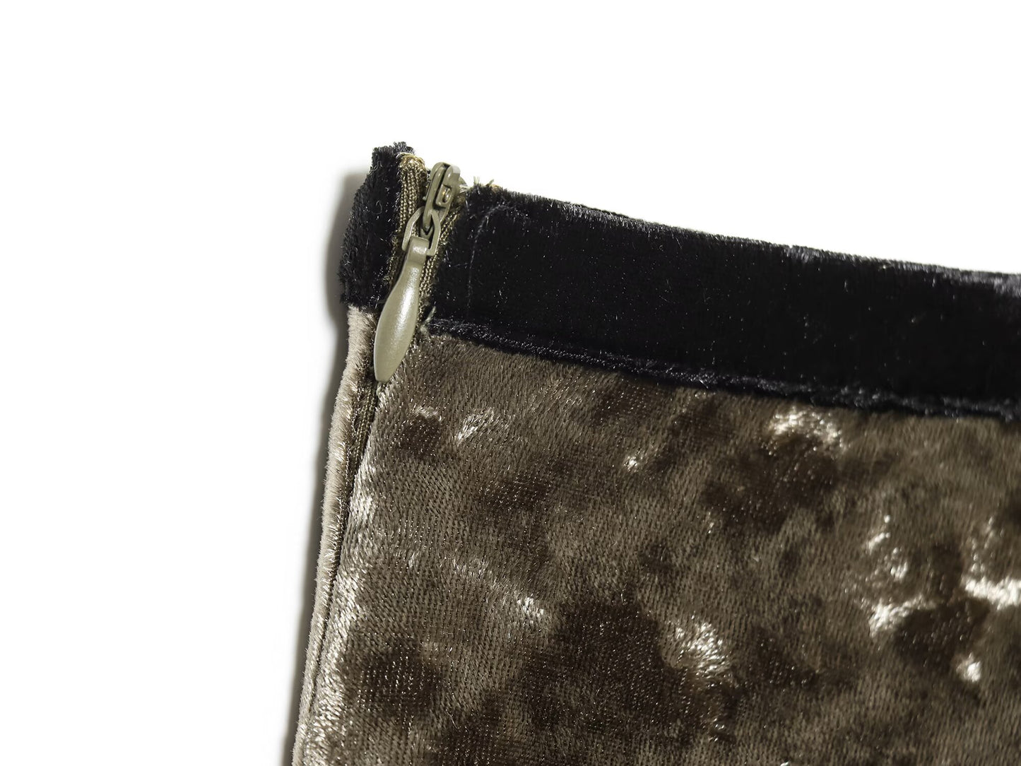 Women's New Fashion Retro Velvet Lace Midi Skirt