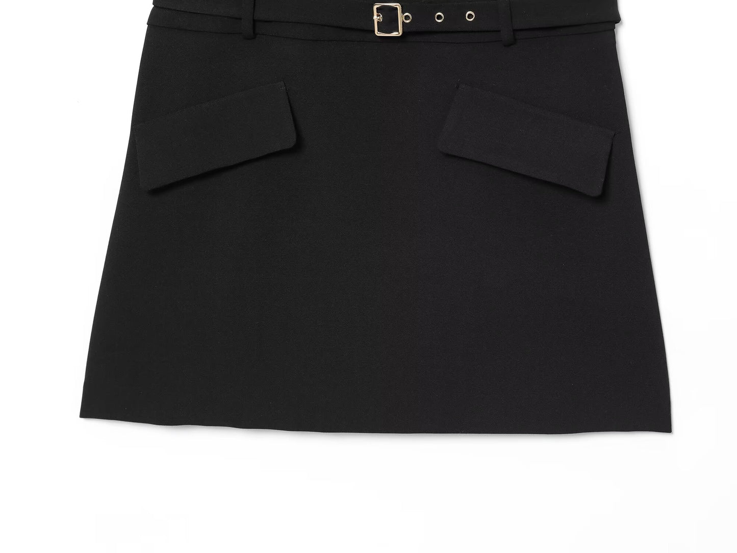 Women's with Belt sleeveless Blazer Coat effect mini dress