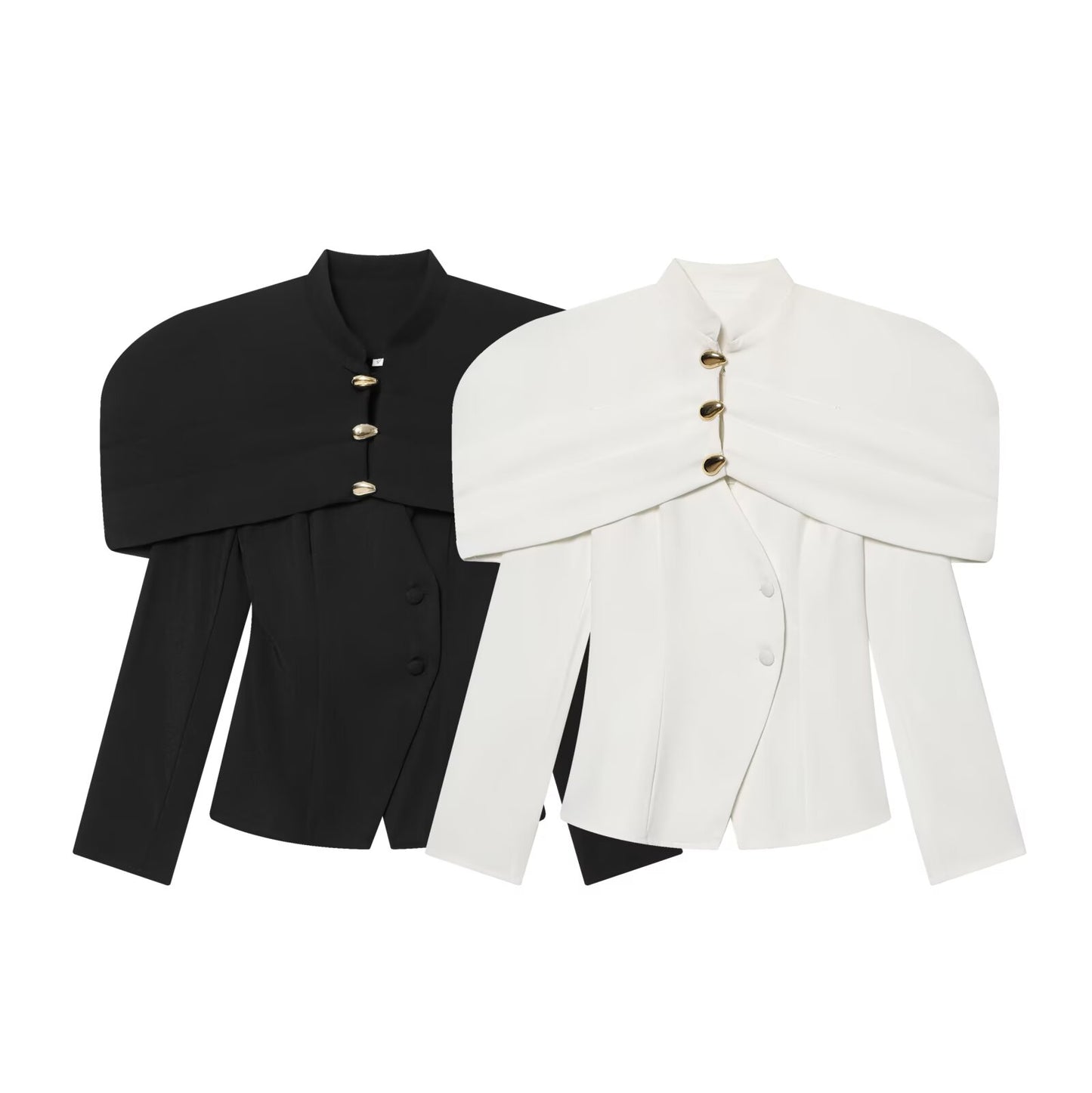 Women's slim waist cinching Blazer Coat