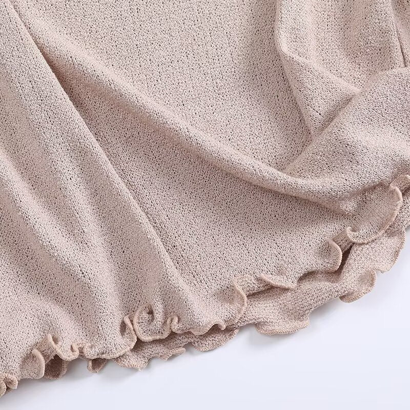 Women's 2025 Fashion O-Neck I-shaped Vest style Sleeveless Knitted T-shirt