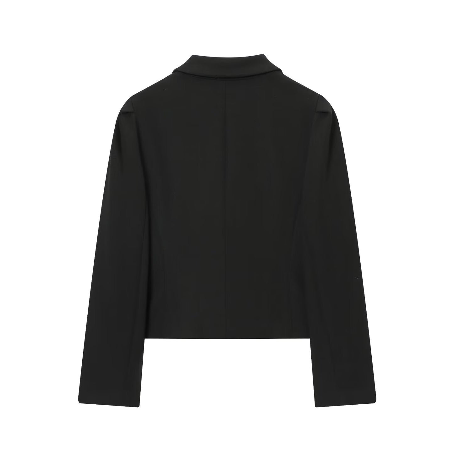 Women's new fashion bubble sleeve hem waist cinched suit jacket+Skirts suit