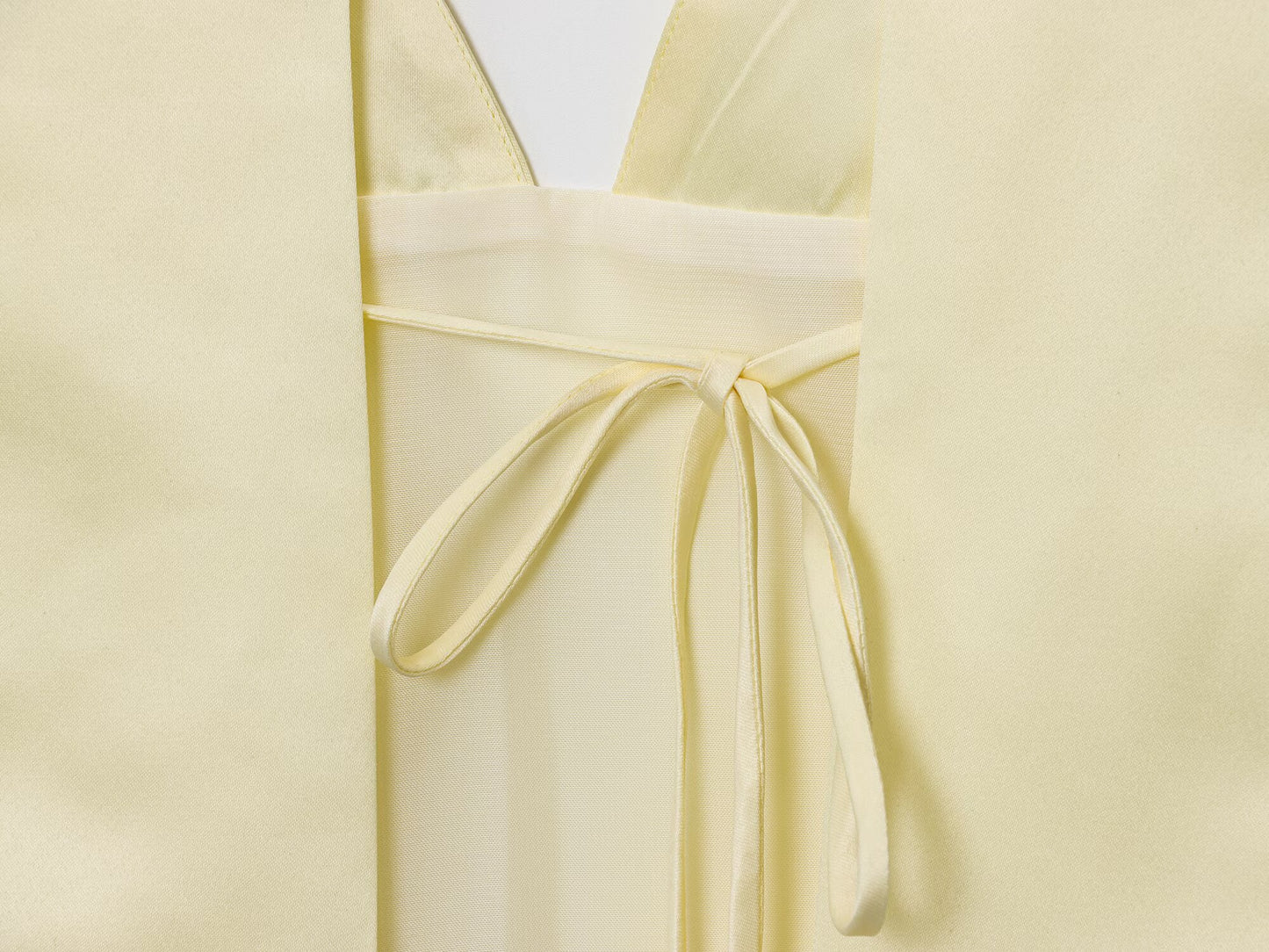 Women's New Fashion Thin Scarf Decorative Satin suspender Midi Dress