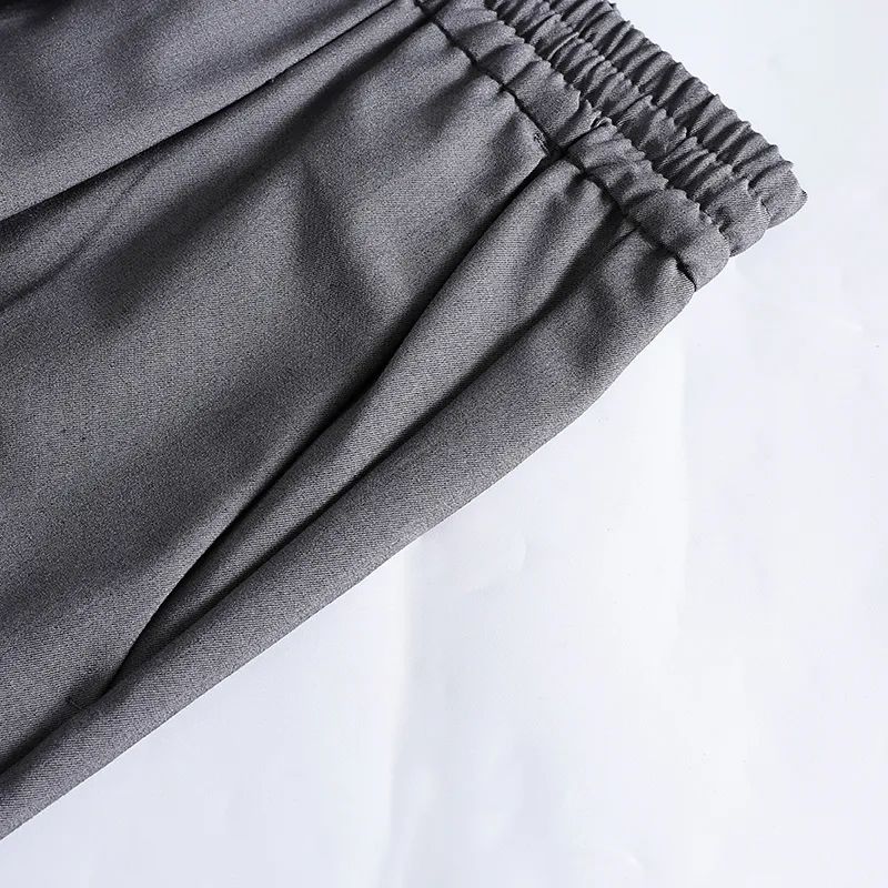 Men's New Fashion Casual Joker Balloon Pants Elastic Waist Drape Elastic Straight Pants.