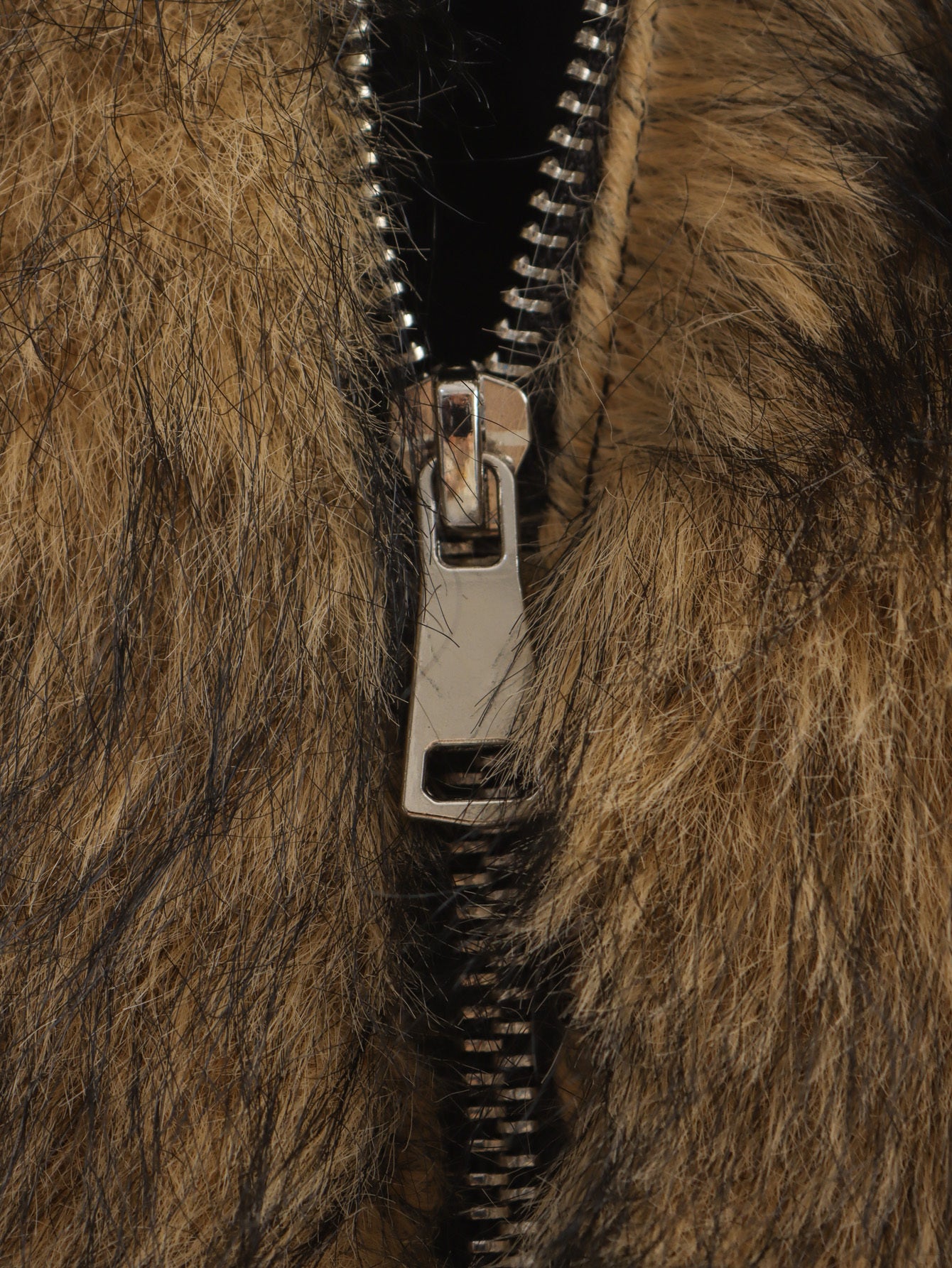 Women's new fashion short lapel Fur Faux Leather jacket Coat