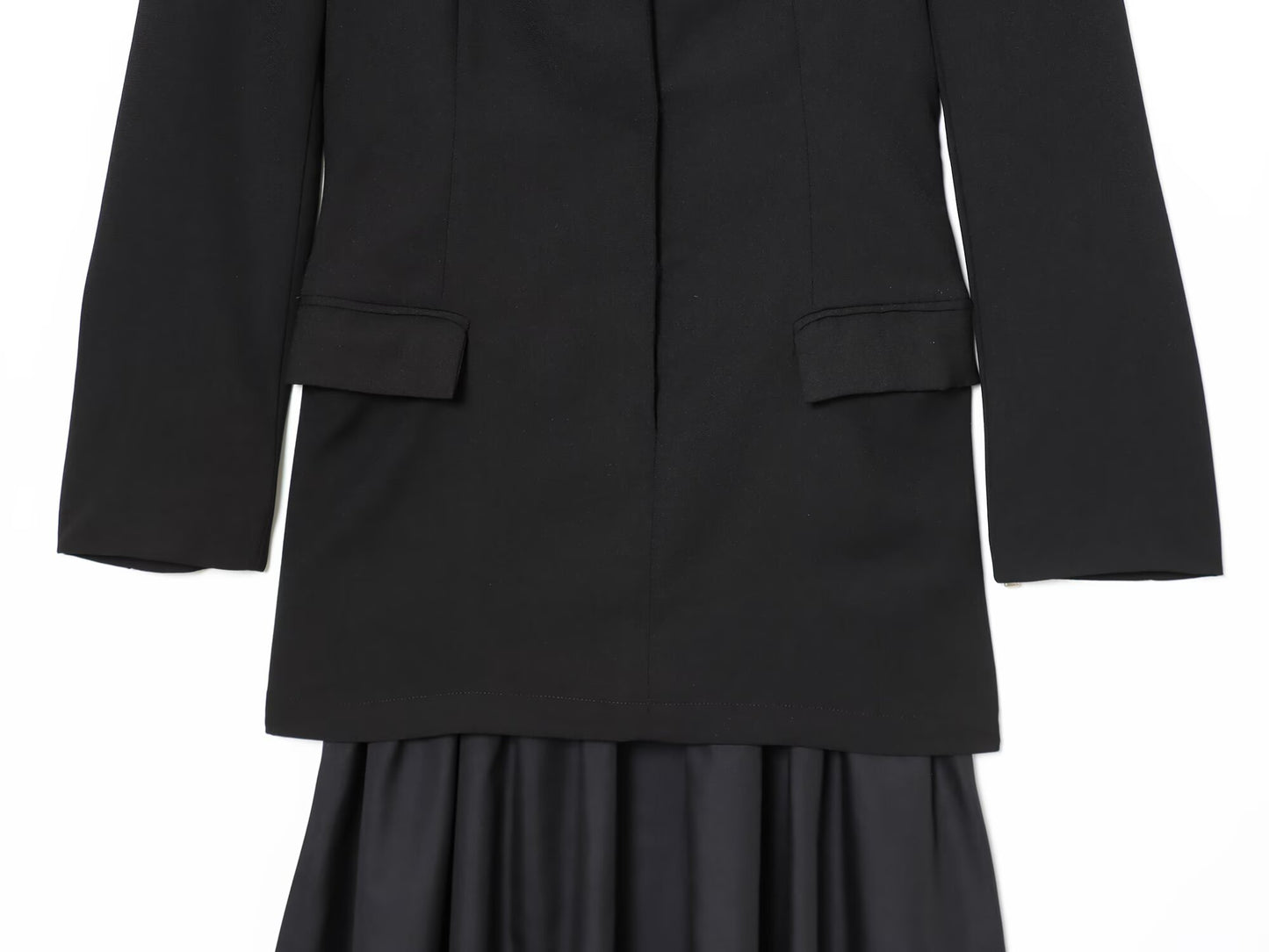 Women's new fashion splicing Suit style MIDI dress