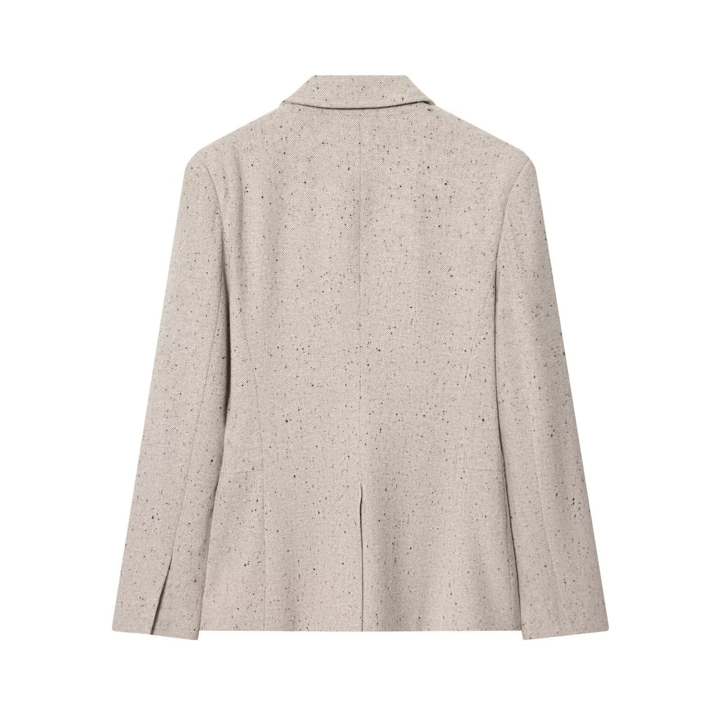 Women's new slim lapel printed Blazer Coat