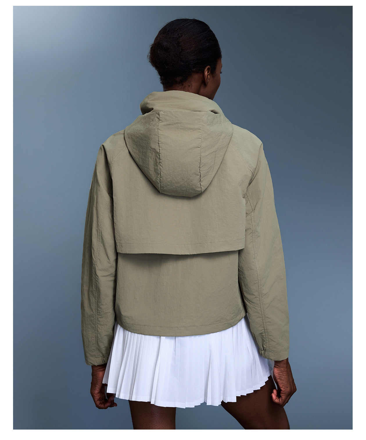 Women's new waterproof and wear-resistant sports windbreaker coat