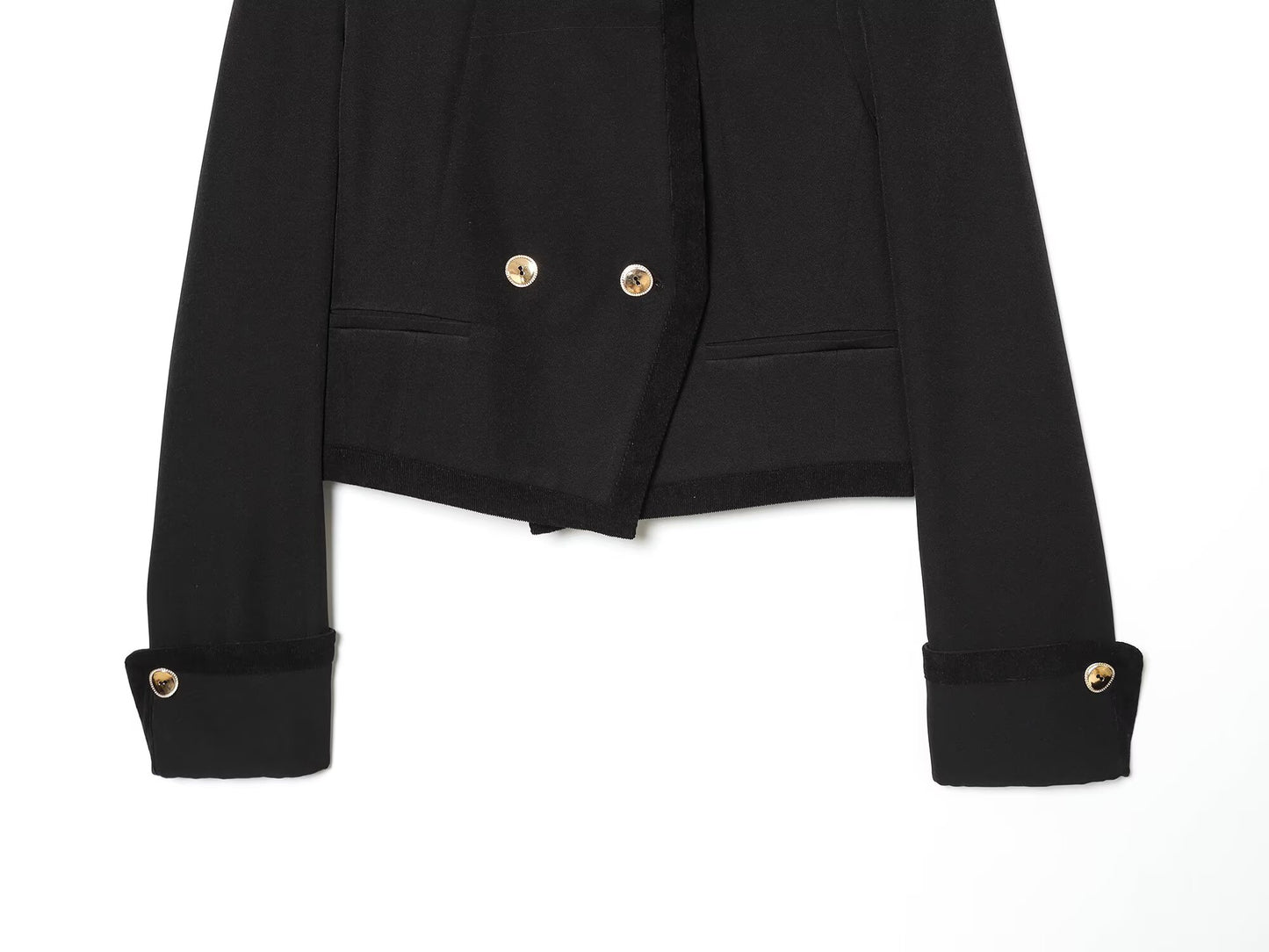 Women's short double breasted jacket Coat