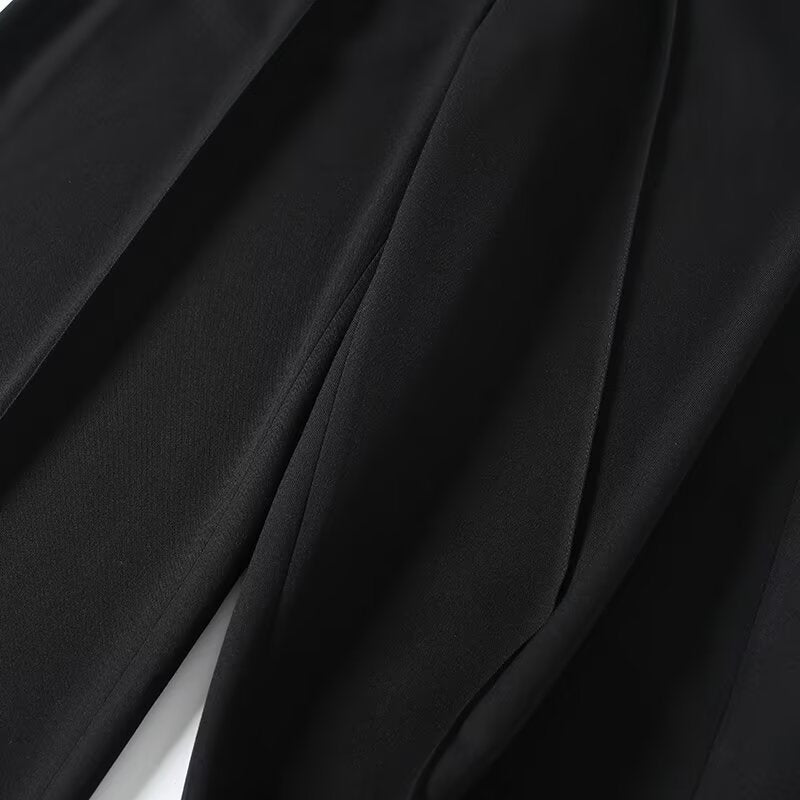 Women's new casual versatile lantern shaped curved knife pants