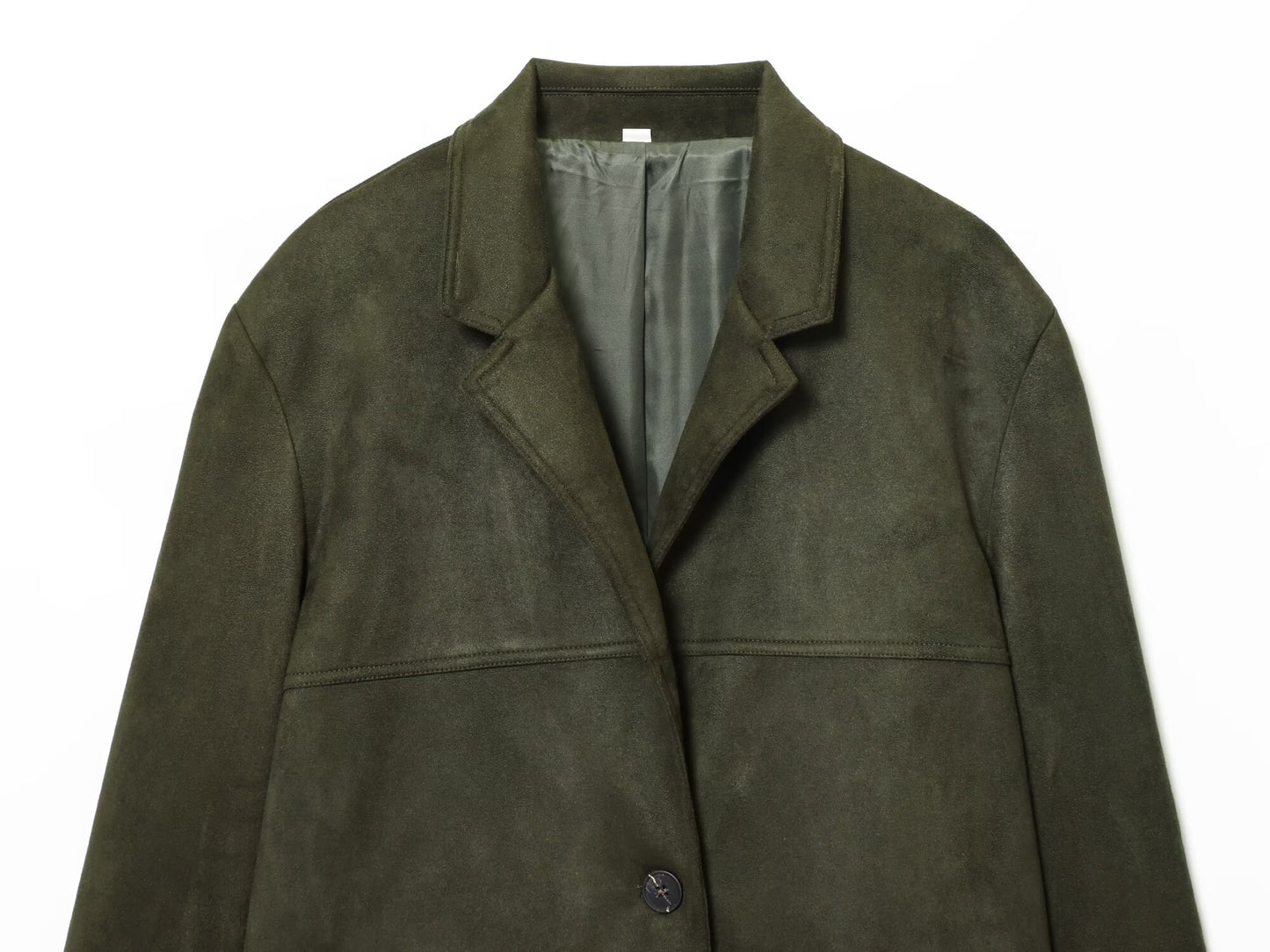 Women's new fashion anti suede effect loose suit jacket+shorts suit