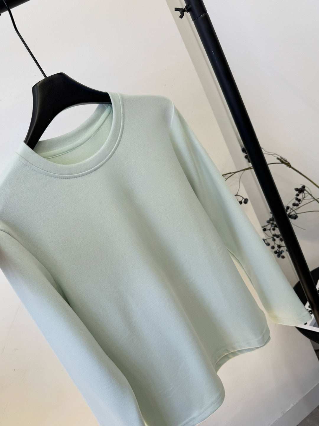 Women's New Double-Sided Brushed O-Neck Base Layer Top