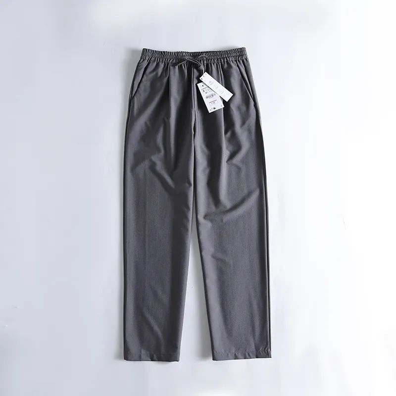 Men's New Fashion Casual Joker Balloon Pants Elastic Waist Drape Elastic Straight Pants.