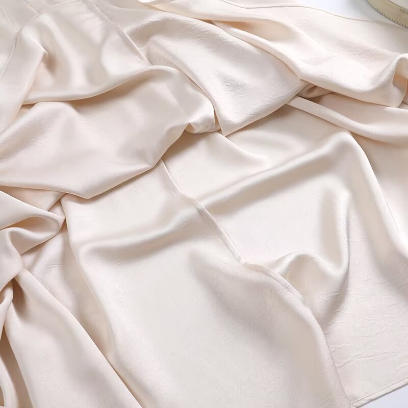 Women's new fashion casual versatile pleated MIDI skirt