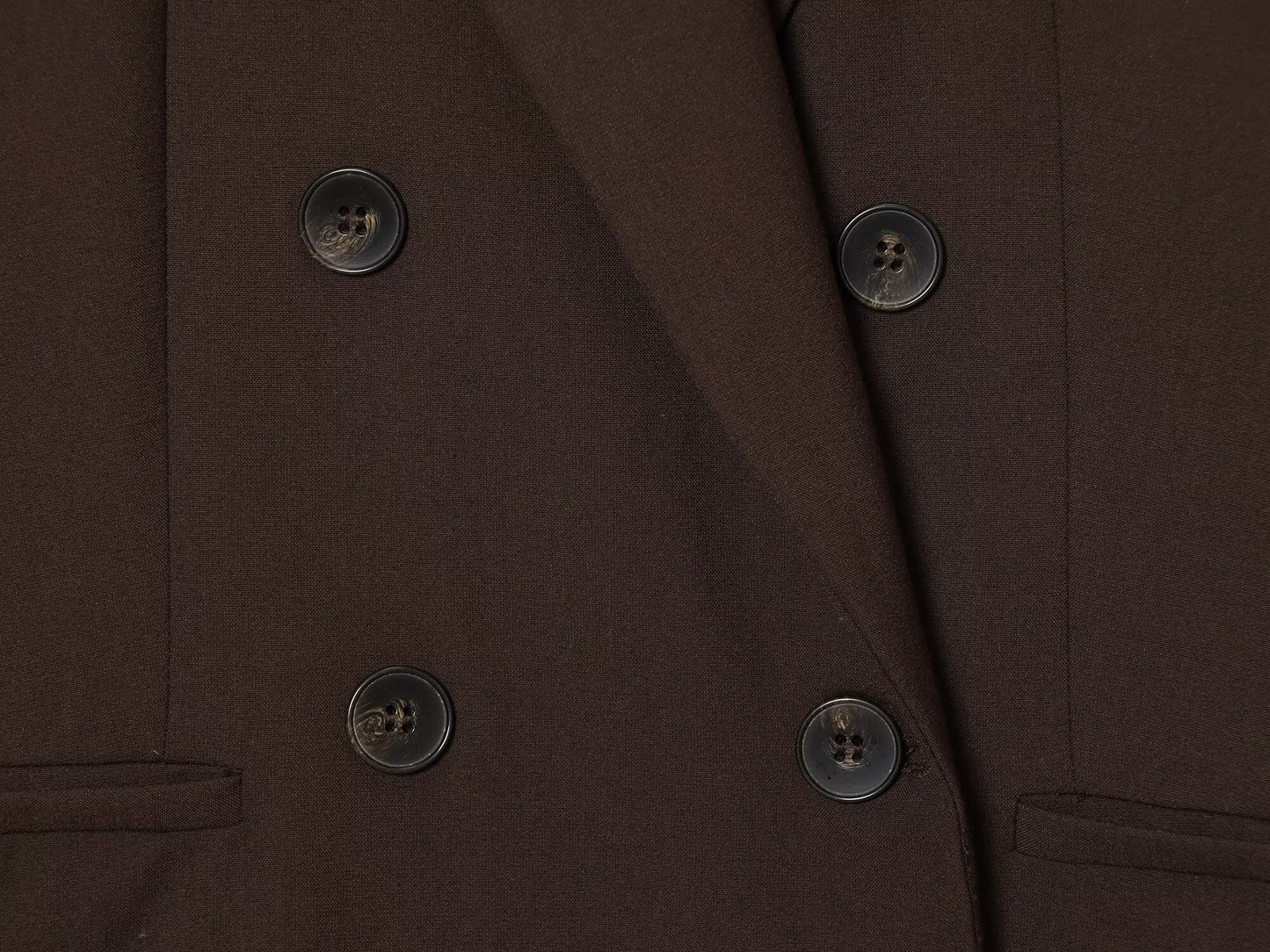 Women's set woman 2 pieces Casual double breasted Blazer Coat+Pants