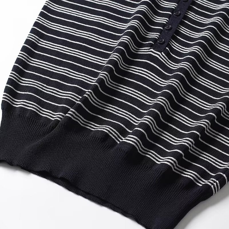 Women's new fashion retro striped sleeveless T-shirt top