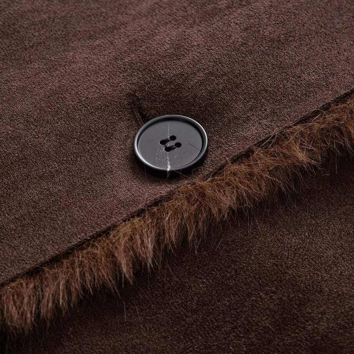 Women's Double-sided Artificial Fur Effect Jacket Coat