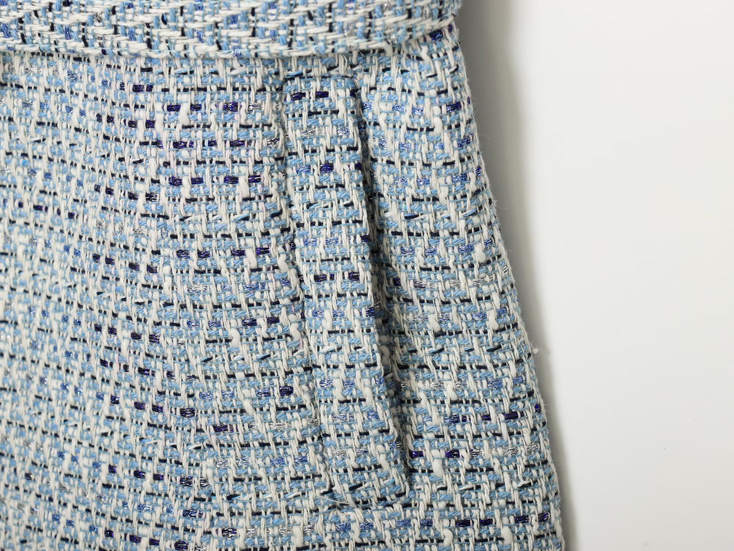 Women's with Belt bead decoration textured vest