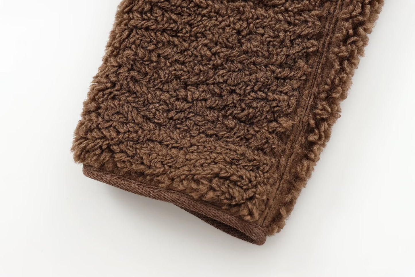 Women's warm fleece single breasted jacket Coat