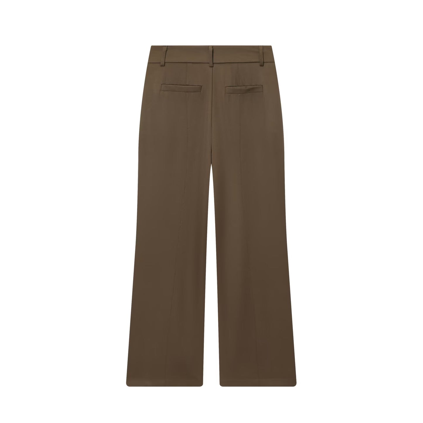 Women's new loose casual high waisted zipper pants