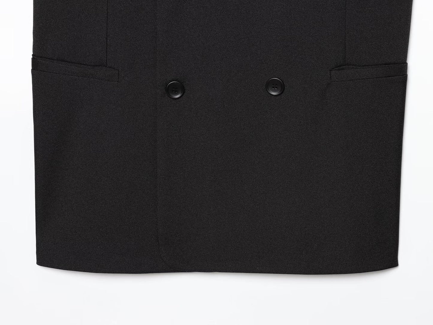 Women's 2025 new fashion loose double breasted lapel vest+Pants suit