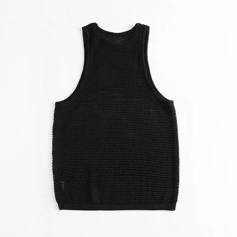 Men's New Fashion Joker Casual Hollow Knit Vest Thin Crochet Sleeveless Men's Chic Vest