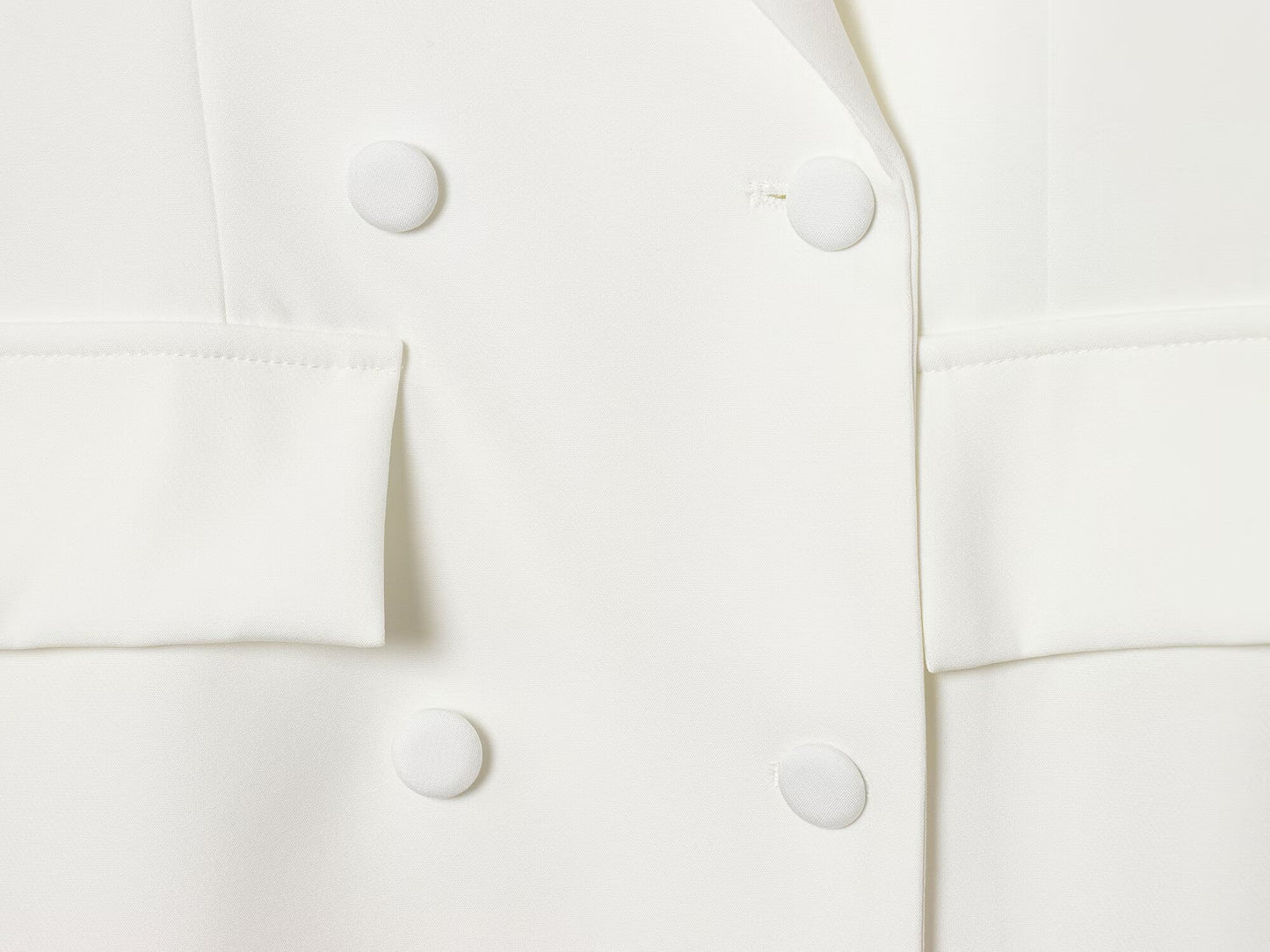 Women's solid slim double breasted Blazer Coat