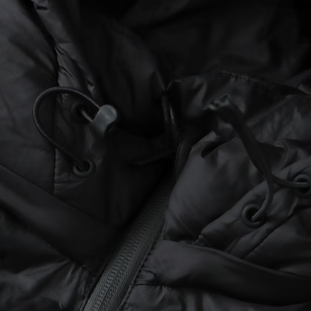 Women's sleeveless contrasting hooded cotton vest