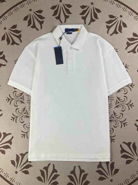 Men's New Fashion Casual Joker Cotton Fabric Embroidered Short-sleeved POLO Shirt