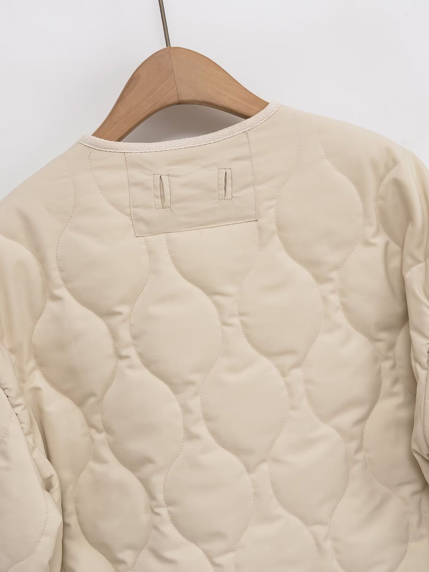 Women's loose satin textured cotton jacket Coat