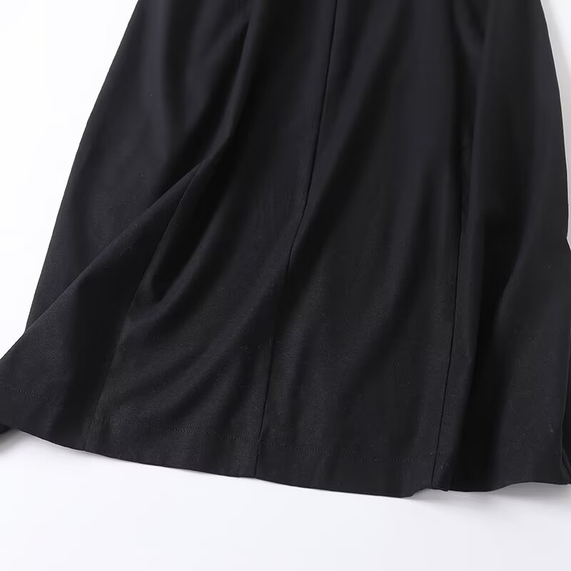 Women's New Fashion Vacation Style sleeveless suspender Midi Dress